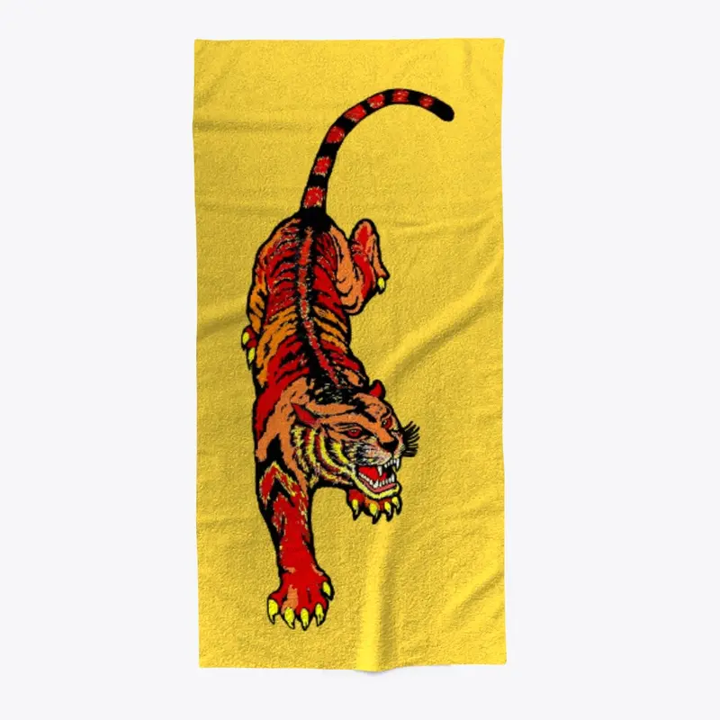 Tiger Beach Towel inwildwest